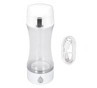Ioniseur et générateur de bouteille d'eau à hydrogène rechargeable de 380 ml avec une concentration de 700 à 900 PPB, corps en PCTG, matériau en film Ti, batterie de 1000 mAh et