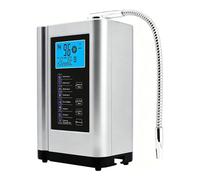Ioniseur et purificateur d'eau, système de filtration domestique, pH 3,5-10,5 (eau alcaline/acide), ORP jusqu'à -500 mV, 7 réglages, filtre 8 000 L, autonettoyage, commande vocale intelligente Silver