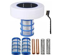 ANOUSH Ioniseur Solaire de Piscine - Haute capacité, 85% de Chlore en Moins, Tue Les algues, Anode en cuivre Plus Durable, 25% d'ions en Plus, Garde la Piscine Plus Propre, jusqu'à 22 000 Gal