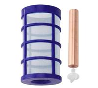 Ioniseur Solaire de Piscine - Ioniseur Solaire de Piscine en cuivre | Nettoyeur d'eau Flottante en cuivre | Kit de d'anode en cuivre de Rechange | Comprend Un écran de et Une vis, pièces