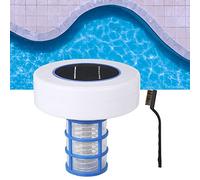 Ioniseur solaire de piscine,nettoyeur automatique de piscine aux ions cuivre-argent,non toxique et sans goût,max 22 000 gallons, équipement de nettoyage de piscine, clarificateur d'eau de piscine