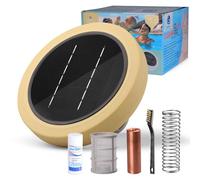 Ioniseur Solaire de Piscine, Nettoyeur D'ioniseur Purificateurde Piscine à Energie Solaire Clarificateur d'eau de Piscine Clarificateur de Piscine pour Jusqu'à 40000 Gal