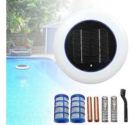 Ioniseur solaire de piscine - Tue les algues - Capacité de 100 000 litres - Anode en cuivre plus durable pour une eau cristalline