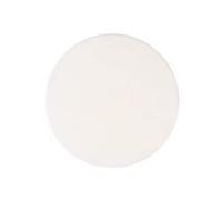 IONOMAT Butoir de Porte en Silicone Auto-adhésif, 4,5 x 4,5 cm, Tampon de Protection Murale Silencieux, Blanc, Rond