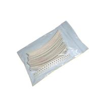 IONQXIDLD Kit de résistances Assorties 0603, 1R à 1M Ohm, 5% SMD, Kit d'échantillons à Monter soi-même, 3.3R 5.1R 10R 22R 47R 62R 82R 100R 1K 10K, 33valuesX1pcs