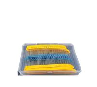 IONQXIDLD Kit de résistances de Remplissage métalliques, 30 valeurs, 30 pièces, 10 ohm- 1m Ohms 1/4W 1%, Assortis 100R 470R 510R 670R 1k 2k 10k 4.7k 100k