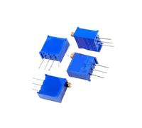 IONQXIDLD Potentiomètre de résistance réglable Multi-Tours 3296W, 1 pièce, 1K2K5K10K20K50K100K200K500K1M 203 104 (Color : W501-(500R), Size : 1pcs)