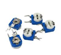 IONQXIDLD Potentiomètre réglable RM063, 20 pièces, résistance réglable 500R 1K 5K 10K 20K 50K 100K 200K 500K 1M, résistance Variable rm063 (Size : 200 Ohm)