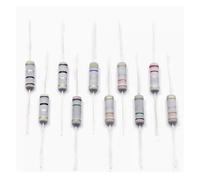 IONQXIDLD Résistance à Film métallique en oxyde de Carbone, 20 pièces, 1W 1R 2.2R 4.7R 5.1R 6.2R 6.8R 7.5R 8.2R 10R 12R 15R 18R 20R 22R 24R 27R ohm 5% (Color : 24R)