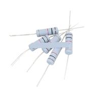 IONQXIDLD Résistances à Film de Carbone 5W, 10 pièces, 5% 1R ~ 1M 2.2R 10R 22R 47R 51R 100R 150R 470R 1K 4.7K 10K 47K 10 22 47 51 100 150 Ohm (Size : 12R)