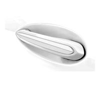 IONZS Auto Extérieure Poignée Porte pour BMW new 5 series 525li 530li new 3 series X3 X4 X5 X7,Latérale Poignée de Porte Extérieure Voiture Accessoires,A/Silver