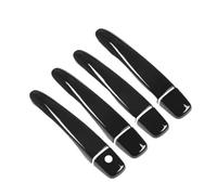 IONZS Auto Extérieure Poignée Porte pour Renault Samsung 2016-2021,Latérale Poignée de Porte Extérieure Voiture Accessoires,A/Painted Black-A/Style 1