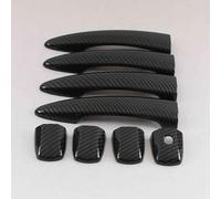 IONZS Auto Extérieure Poignée Porte pour Sentra Bluebird Sylphy 2020-2022,Latérale Poignée de Porte Extérieure Voiture Accessoires, A/Carbon Fiber-A/Style 1