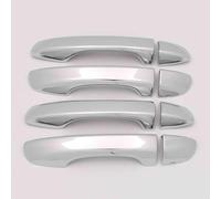 IONZS Auto Extérieure Poignée Porte pour VW New Magotan B8L Weilan 2017-2023,Latérale Poignée de Porte Extérieure Voiture Accessoires,A/Electroplated-No-hole