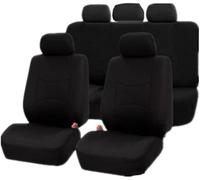 IONZS Housse Siege Avant Et Arrière Voiture pour Renault Scenic II 2004 2005 2006 2007 2008 2009 2010,Housses de Siège et d'Appuie-Tête,Ensemble Auto Couvre Sieges,A/Black