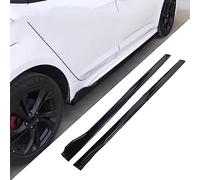 IONZS Marchepieds Latéraux de Voiture pour Volvo S40 S60 S80 S90 XC40 XC60 XC90 C30 C70 V40 V60 V90,Jupes Latérales Extension Panneaux À Bascule,PéDales Droite Gauche,A/Glossyblack