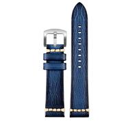IORUYB Sangle de montre en cuir authentique faite à la main 20 mm 22 mm24 pour Rolex Citizen Omega Mido Huawei GT Brand de montre masculin brun bleu vert gris