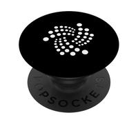 Iota Token Cryptomonnaie Cadeau de Commerce Blanc PopSockets PopGrip Adhésif