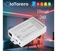 IoTorero WLED Ethernet ESP32 adressable et contrôleur de bande LED DMX fonctionne avec Home Assistant