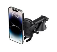 iOttie Easy One Touch 6 Support Téléphone Voiture pour iPhone Samsung | Pour iPhone, Samsung Galaxy & Pixel. Adapté aux coques, bras télescopique, rotation 260°, fixation ventouse.