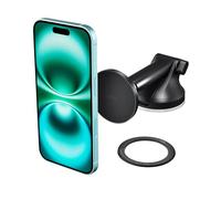 iOttie iTap 3 Support de téléphone magnétique pour Tableau de Bord et Pare-Brise avec Anneau magnétique Compatible avec Qi2, MagSafe, iPhone et Smartphones Android.