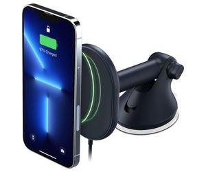 iOttie Velox Wireless MagSafe Mount Support de téléphone de voiture Tableau de bord et pare-brise Chargeur sans fil