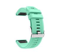 IOTUP Bracelet de montre de sport en silicone pour Garmin Fenix 6X 6 6S Pro 5X 5 5S Plus 3 3HR 20 22 26 mm EasyFit Quick Release (Couleur : vert menthe, taille : 26 mm Fenix 3 3HR)