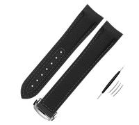 IOTUP Bracelet de montre en caoutchouc nylon haute densité pour Omega X Swatch Joint MoonSwatch Constellation Étanche 20 mm Bracelet de montre incurvé, 20 mm, Agate