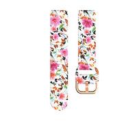 IOTUP Bracelet de montre en silicone imprimé de 18 mm pour Garmin Vivoactive 4S/Vivomove 3S/Venu 2S - Bracelet de montre intelligente pour sport, 22mm, Agate