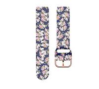 IOTUP Bracelet de montre en silicone imprimé de 18 mm pour Garmin Vivoactive 4S/Vivomove 3S/Venu 2S - Bracelet de montre intelligente pour sport, 18mm, Agate