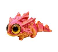Iouyjiu 3D Printed Axolotl Figurine - Articulated Fidget Toy Desk Decoration for Home School Classroom Office Party Birthday Flexible Jointed ABS Style Animal Model Stress Relief Display Collec
