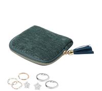 Iouyjiu Accessories - Travel Pouch | Small Portable Zipper Pouch for Rings Necklaces Bracelets Lightweight Travel Jewelry Box for Women Friends Mothers Vacation Trips