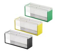 Iouyjiu Acrylic Fish Viewing Box, Aquatic Breeder Case, Scaled Design Durabled Construction, Transparent Observation Container Perfect for Crabs, Snails, Spiders, 6.5x2.76x1.97 inches