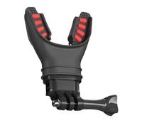 Iouyjiu Action Camera Clip - Portable Silicone Mount, Multi-Angle Mouthpiece for Hands-Free Filming, Secure Holder for Action Cameras, Snorkeling Rock Climbing Cooking Sports Video Recording Use