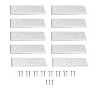 Iouyjiu Boat Trailer Bunk Slides - 3x10 inch Boat Trailer Bunk Slicks, 10X Heavy Duty Glide Enders for Launching and Loading Boats on Or Off Trailers, Smooth Boats Movement Accessories