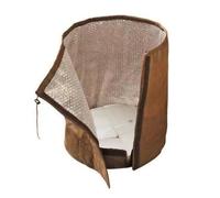 Iouyjiu Breathable Plant Winter Protection Pot, Waterproof Plant Protector, Frost Resistant Plants Cover, Potted Plant Winter Protection for Outdoor Fruit, Potted Plants (Gray, Brown)