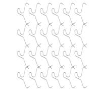 Iouyjiu Brick Hook Clips - No Drill Picture Hangers Outdoor Use | 24 Piece Set with Easy Mount Clips, Secure Hold for Wreaths Lights Plants Garlands Pictures on Brick Siding Walls and Home Décor