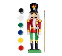 Iouyjiu Casse-Noisette À Peindre | Figurines De Collection pour Ornements Festifs - Kit De Peinture Casse-Noisette - pour Les Fêtes la Soirée l Étagère la Chambre Le Salon l Armoire Halloween