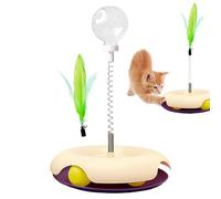 Iouyjiu Cat Treat Puzzle, Cat Ball with Treats, Treat Dispensing Toy, Cat Toy for Mental Stimulation, Interactive Cat Treat Dispenser, Durable Cat Treat Toy, Cat Snack Toy, Cat Play and Treat Toy