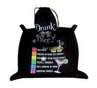 Iouyjiu Coffret Jeux De Dés | Pliable, Interactif et,Dés pour Jeux De Soirée s | Parfait pour Femmes, Hommes, Adultes, Adolescents, Compétition, Voyage, Loisirs et Divertissement, Maison & Bar