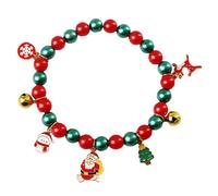 Iouyjiu Colliers de Noël pour Chien | pour Chiot Collier | Collier avec Pendentif Bonhomme de Neige Flocon Sapin Cerf et Nœud Clochette | pour Petit Chien et Chat