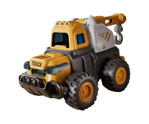 Iouyjiu Construction Truck Set - Movable Sandbox Vehicles for Kids Activities | ABS Flexible with Flexible Joint Action, Excavator Toy Collection for Beach Playrooms Daycare Birthday Celebrations