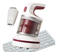 Iouyjiu Cordless Computer Vacuum Cleaner - Portable Dust Remover for Electronics | Rechargeable Lithium Battery with Strong Suction, Quiet Function for Keyboards Laptops and Desktops, 8.7x8.6x14.7cm