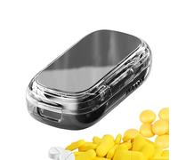 Iouyjiu Coupe-comprimé Compact,Coupeur Portable Pour Les Petits Comprimés - Organisateur Hebdomadaire de Coupe de Comprimés pour Maison Bureau Voyage Hôpital École Camping Travail Infirmières Adultes