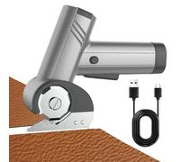 Iouyjiu Cutter pour Boîtes en Carton - 2000mAh Batterie Rechargeable avec Lampe LED et Lame de Coupe - Outil de Coupe Électrique 4V | Pour Tapis, Garage, Bureau, Travail, Construction, Tissu Et