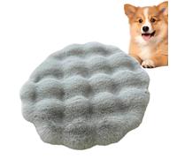 Iouyjiu Dog Bed Mat - Round Bed for Dogs | Machine Washable Anti-Slip Self-Warming Dog Mat for Indoor Outdoor Use | Soft Warm Pad for Shelter Backyard Balcony RV Kennel Sofa Floor, 30cm