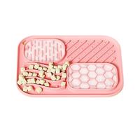 Iouyjiu Dog Licking Mat - Interactive Feeder for Puppy Training Treats Enrichment | Silicone Non-Slip Surfaces with Suction Cup, Slow Feeding Pet Mat for Cats Dogs Snack Play Reward Fun Home