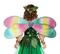 Iouyjiu Dragonfly Wings - Cosplay Accessory for Fairy Costumes | Elastic Lightweight Reusable Wings for Women Girls, Photo Prop Decoration for Christmas Party Masquerade Role Play Photography Events
