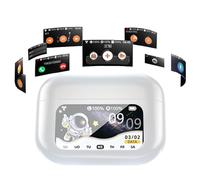 Iouyjiu Écouteurs de traduction AI, longue batterie sans fil | Casque de traduction de langue sans fil, pour hommes, étudiants, voyages internationaux, réunions de bureau