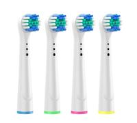 Iouyjiu Electric Toothbrush Head - Soft Bristle Replacement Pack for Clean Teeth | 4 Piece Brush Heads with Gentle Cleaning Action, Compact Care Accessories for Bathroom Dorm Apartment Travel Holiday